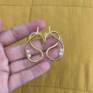 Merewif Earrings with Pearls